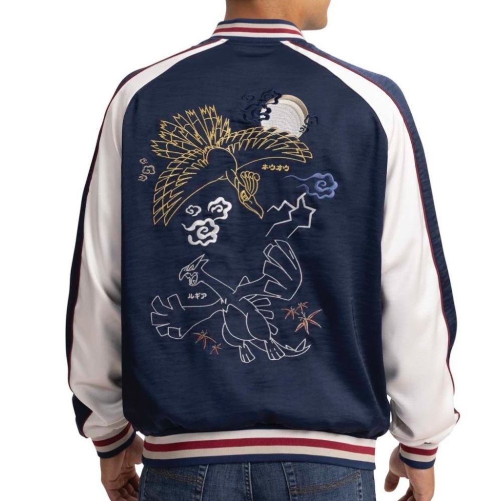 Pokémon × Celio: Lugia & Ho-Oh Jacket Gold and Silver 25th Anniversary